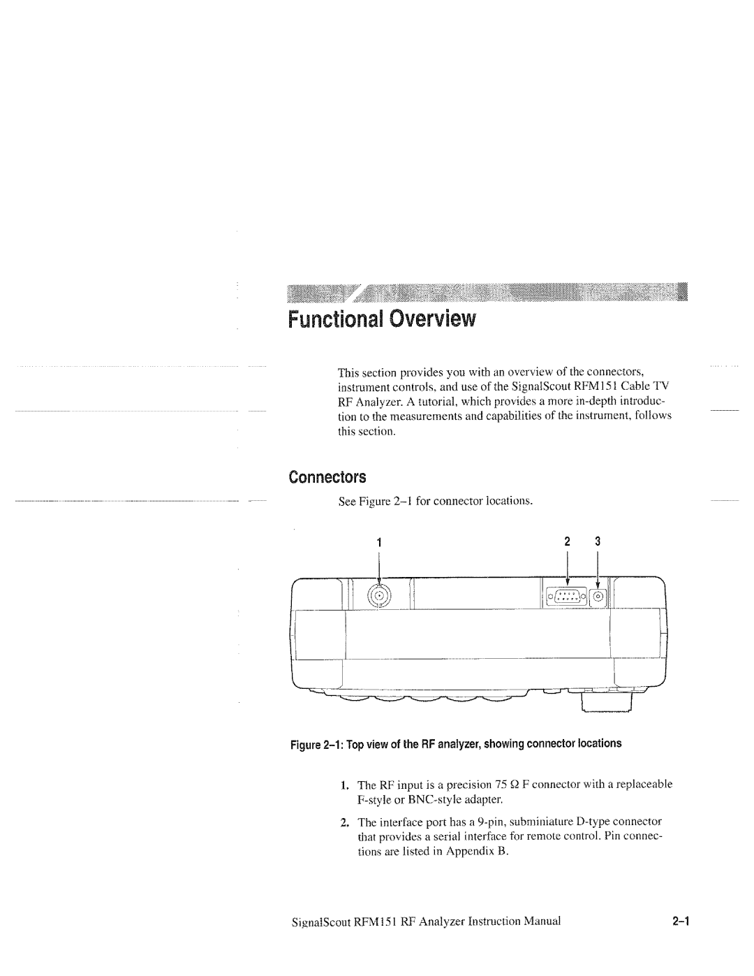 Tektronix 070-9960-01, RFM151 manual 