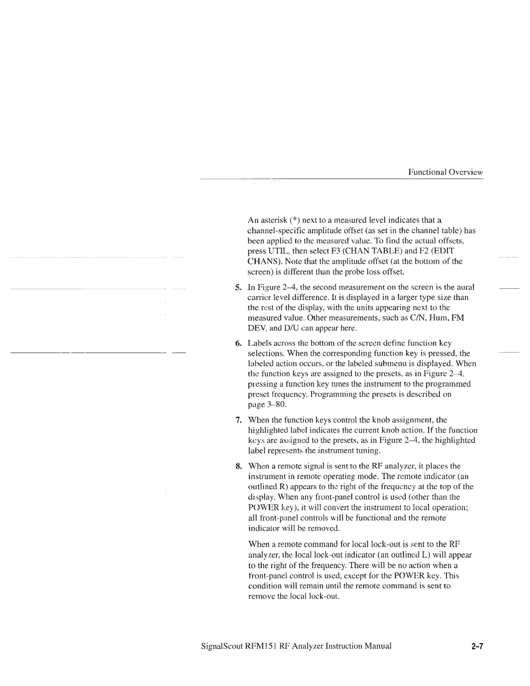 Tektronix 070-9960-01, RFM151 manual 