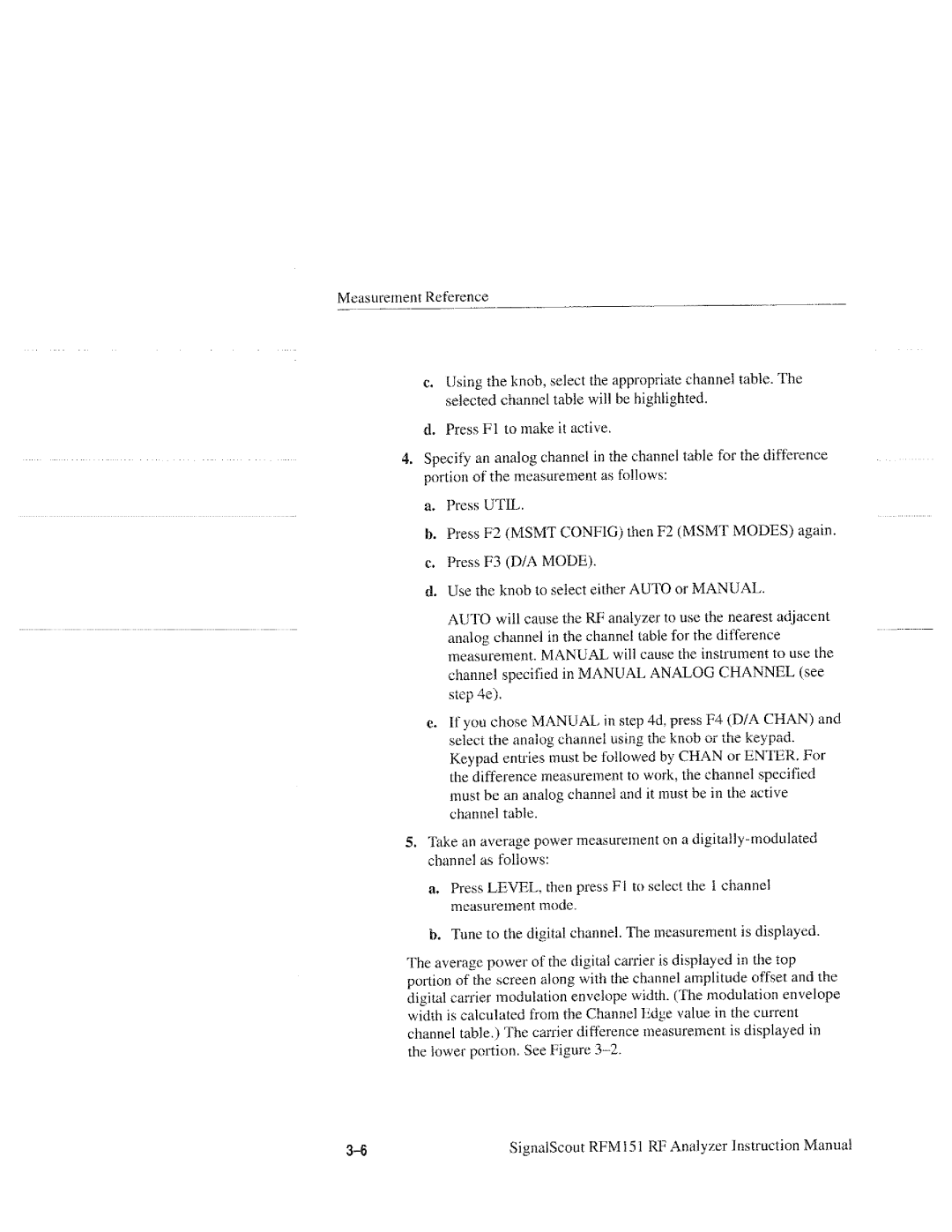 Tektronix RFM151, 070-9960-01 manual 