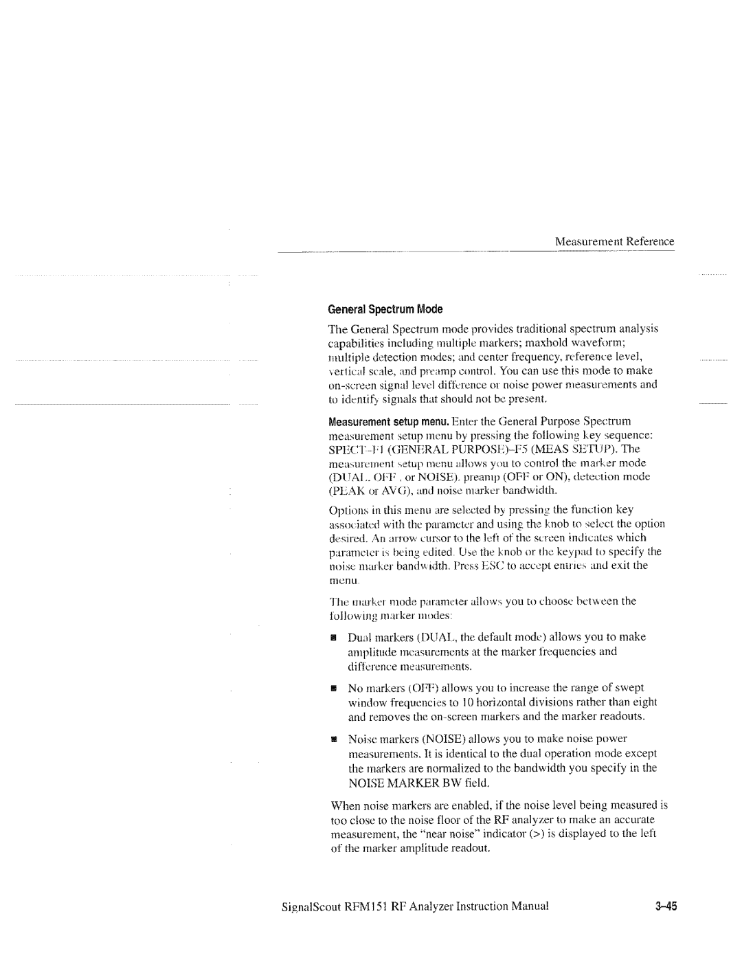 Tektronix 070-9960-01, RFM151 manual 