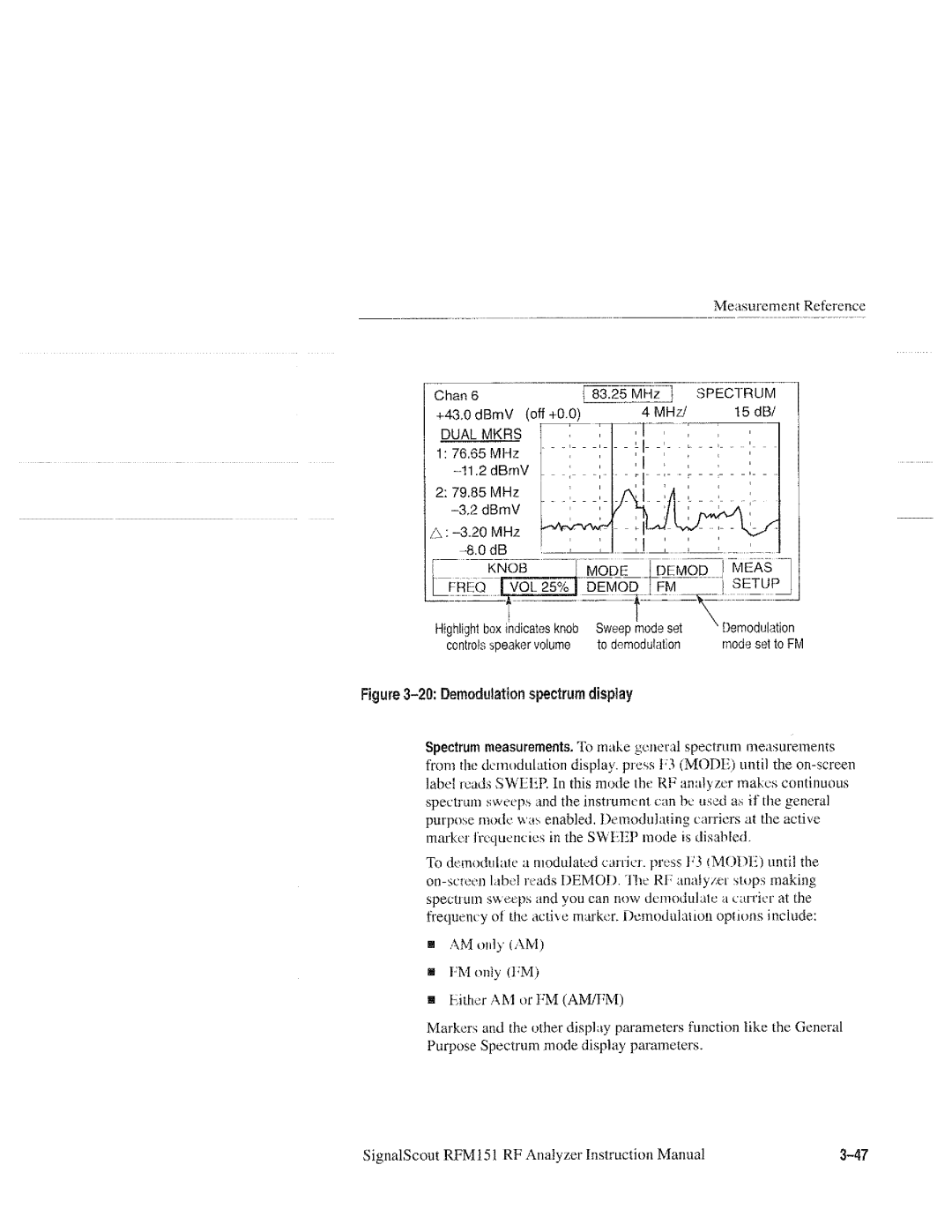 Tektronix 070-9960-01, RFM151 manual 