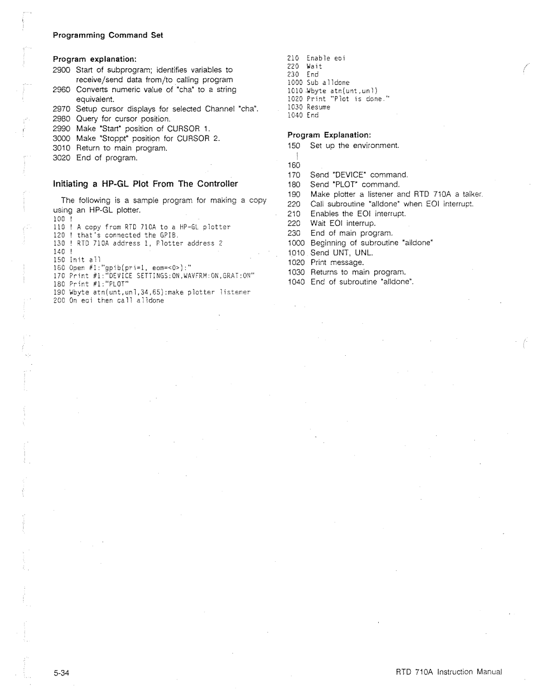 Tektronix RTD 710A manual 