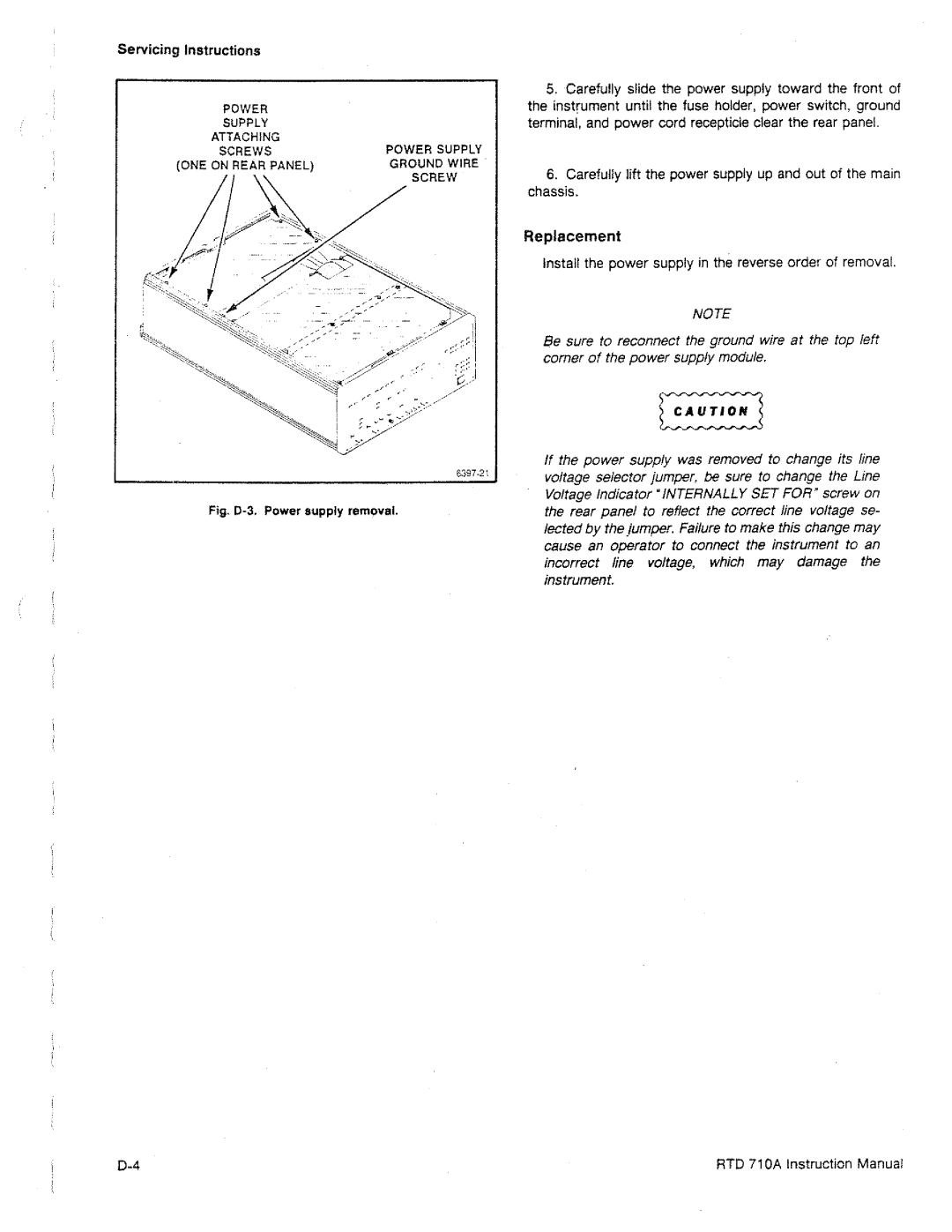 Tektronix RTD 710A manual 