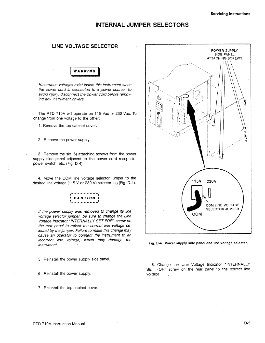 Tektronix RTD 710A manual 
