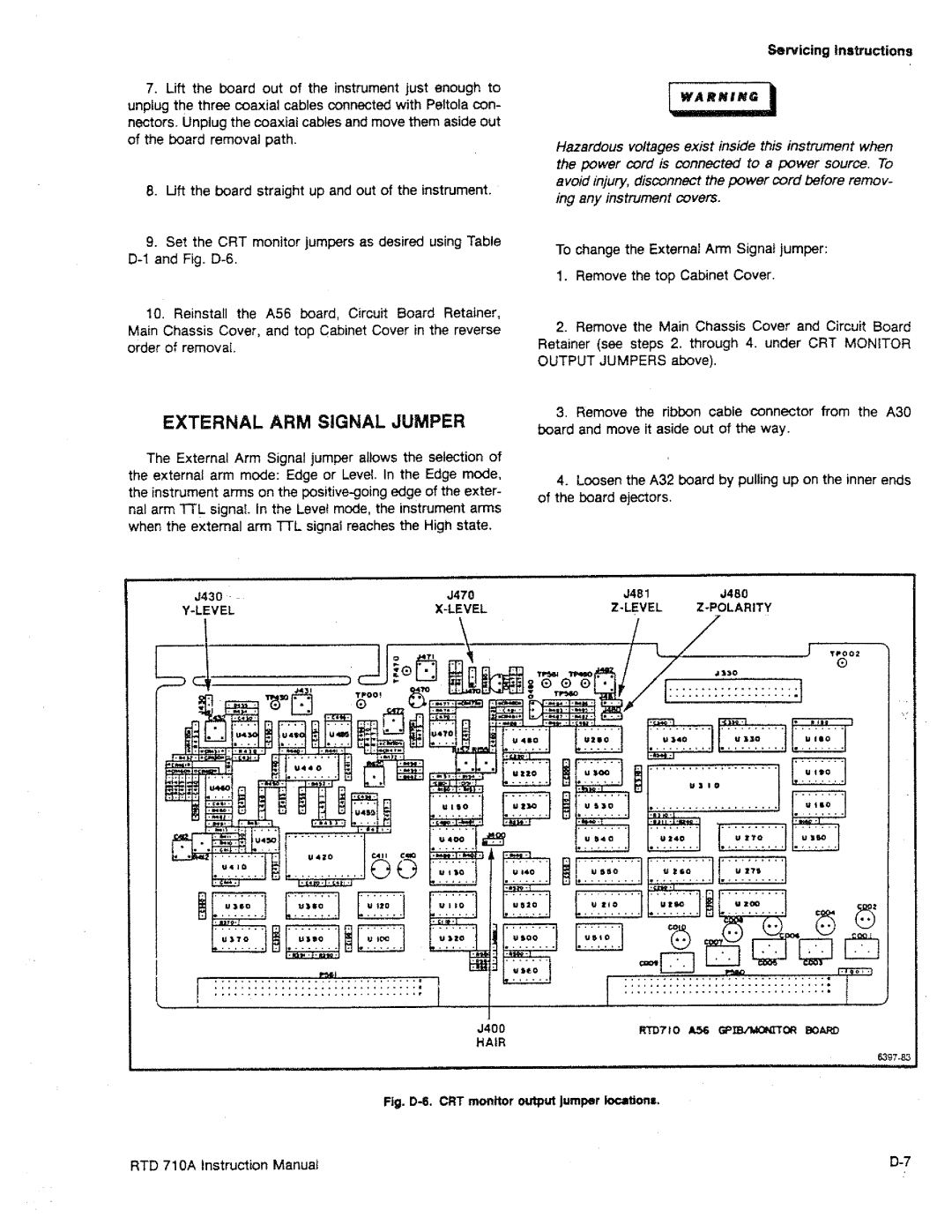 Tektronix RTD 710A manual 