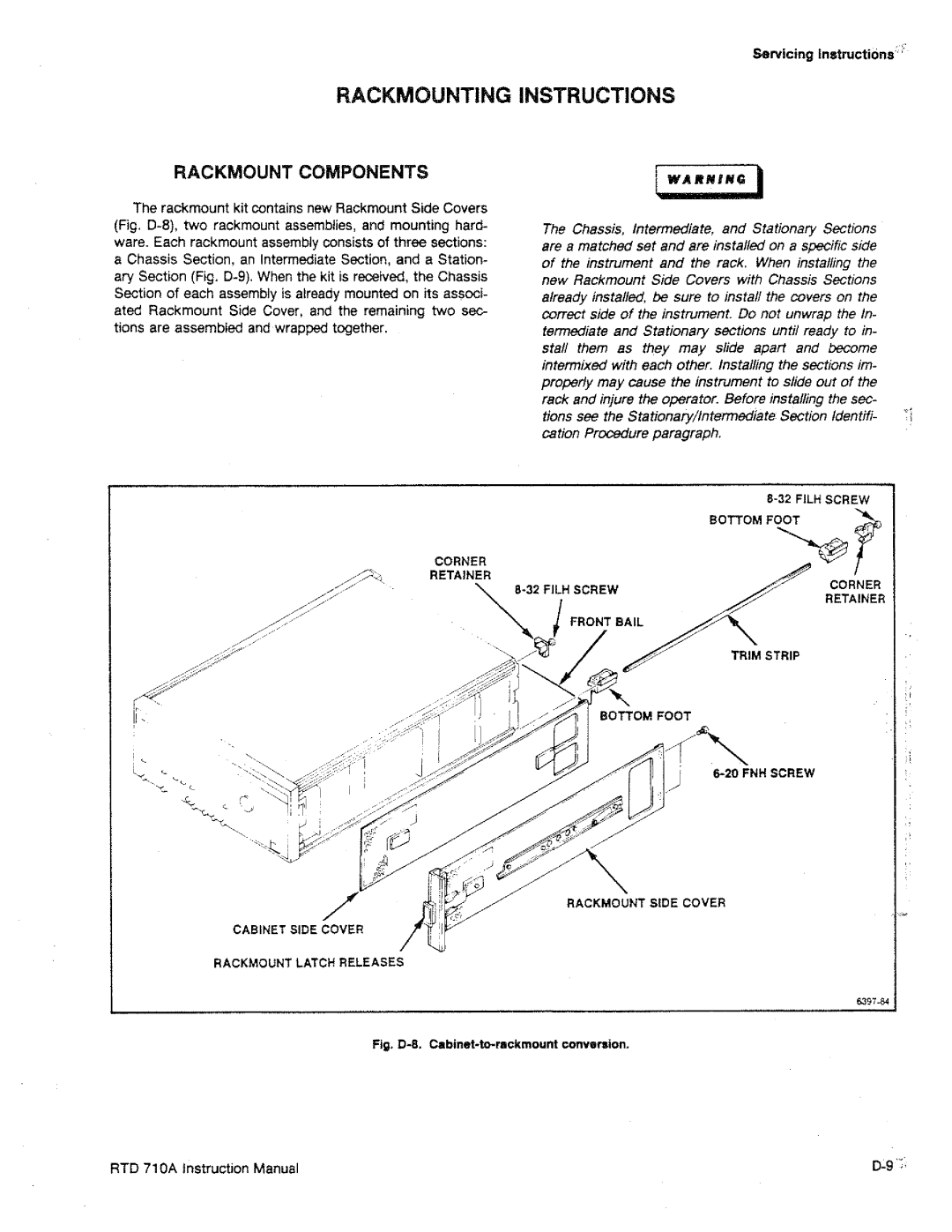 Tektronix RTD 710A manual 