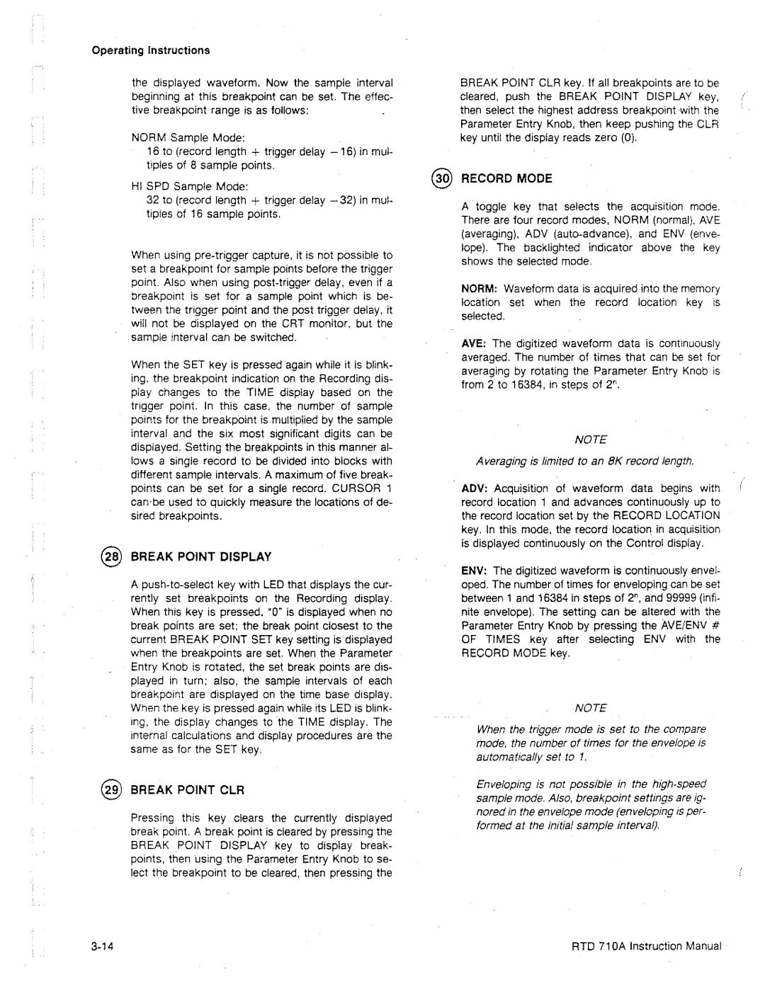 Tektronix RTD 710A manual 