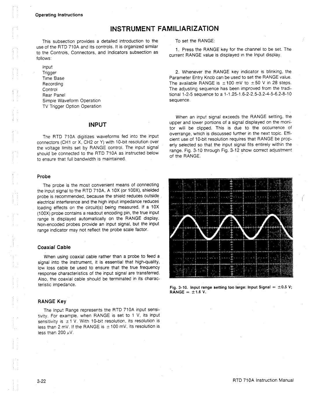 Tektronix RTD 710A manual 
