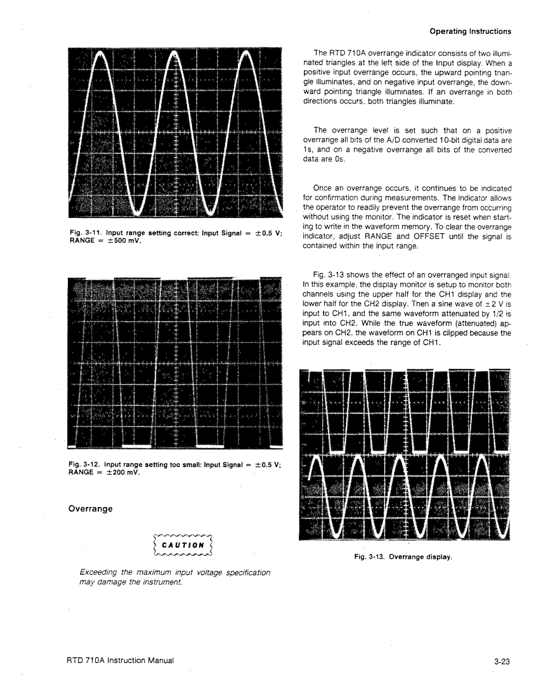 Tektronix RTD 710A manual 