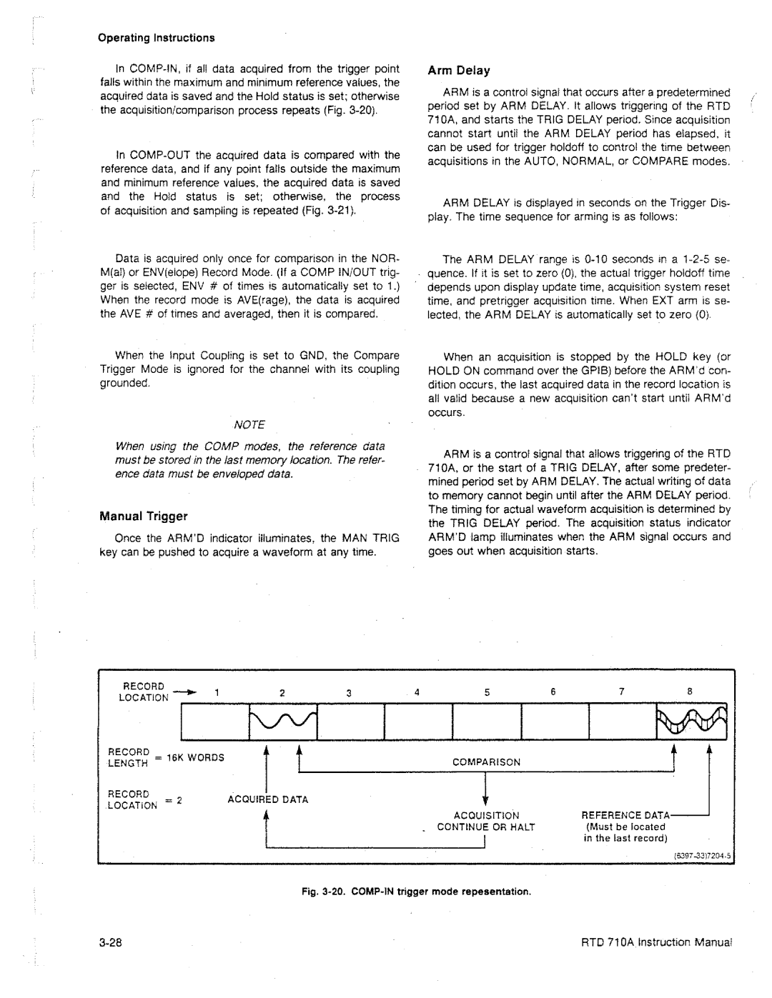 Tektronix RTD 710A manual 