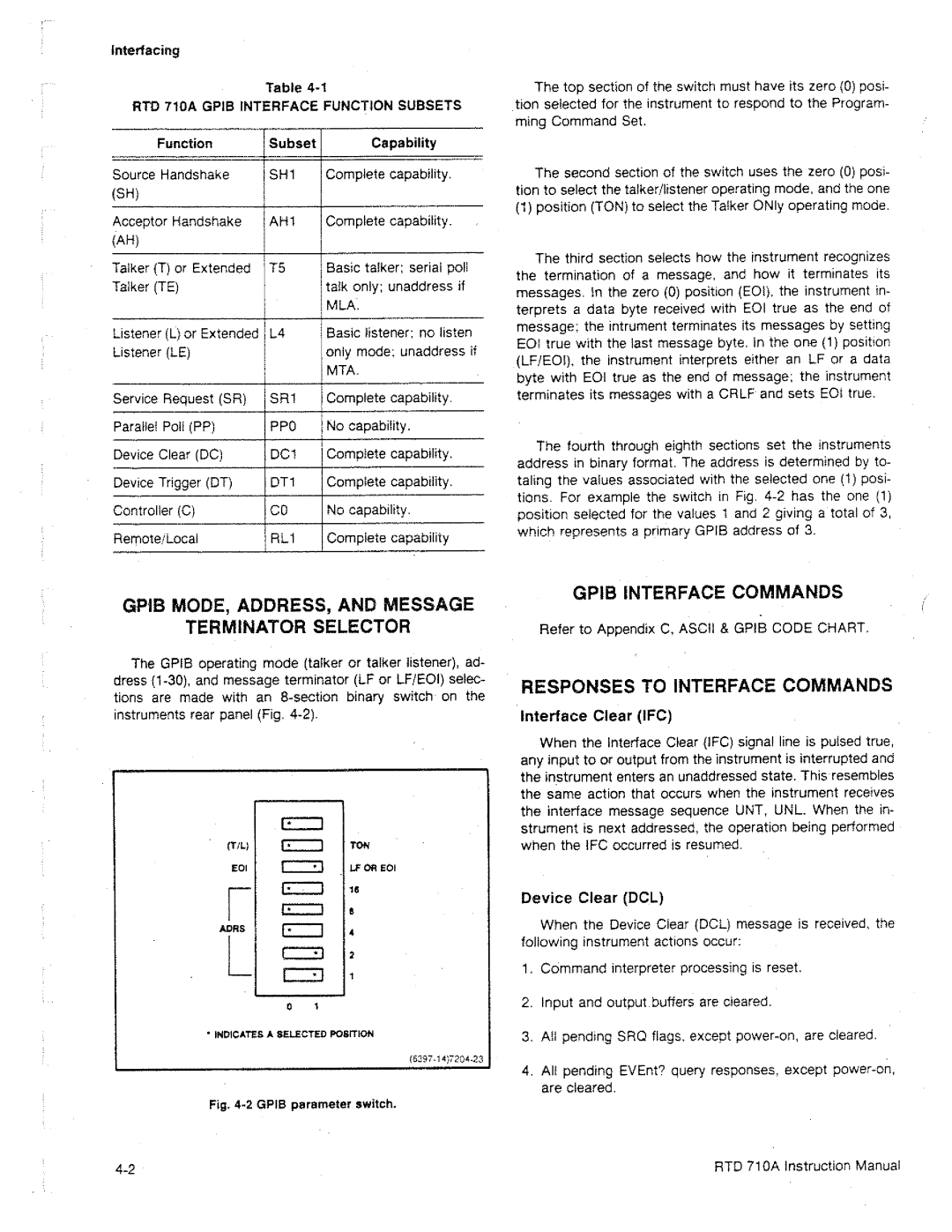 Tektronix RTD 710A manual 