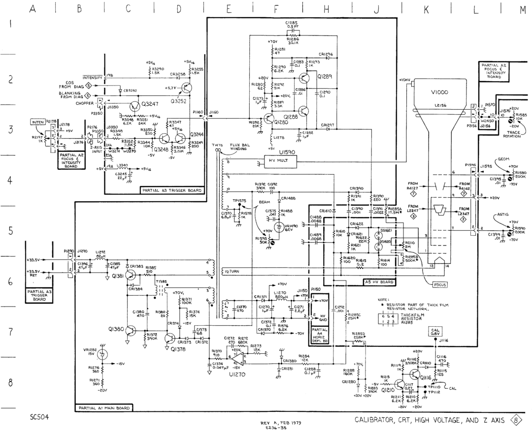 Tektronix SC 504 manual 