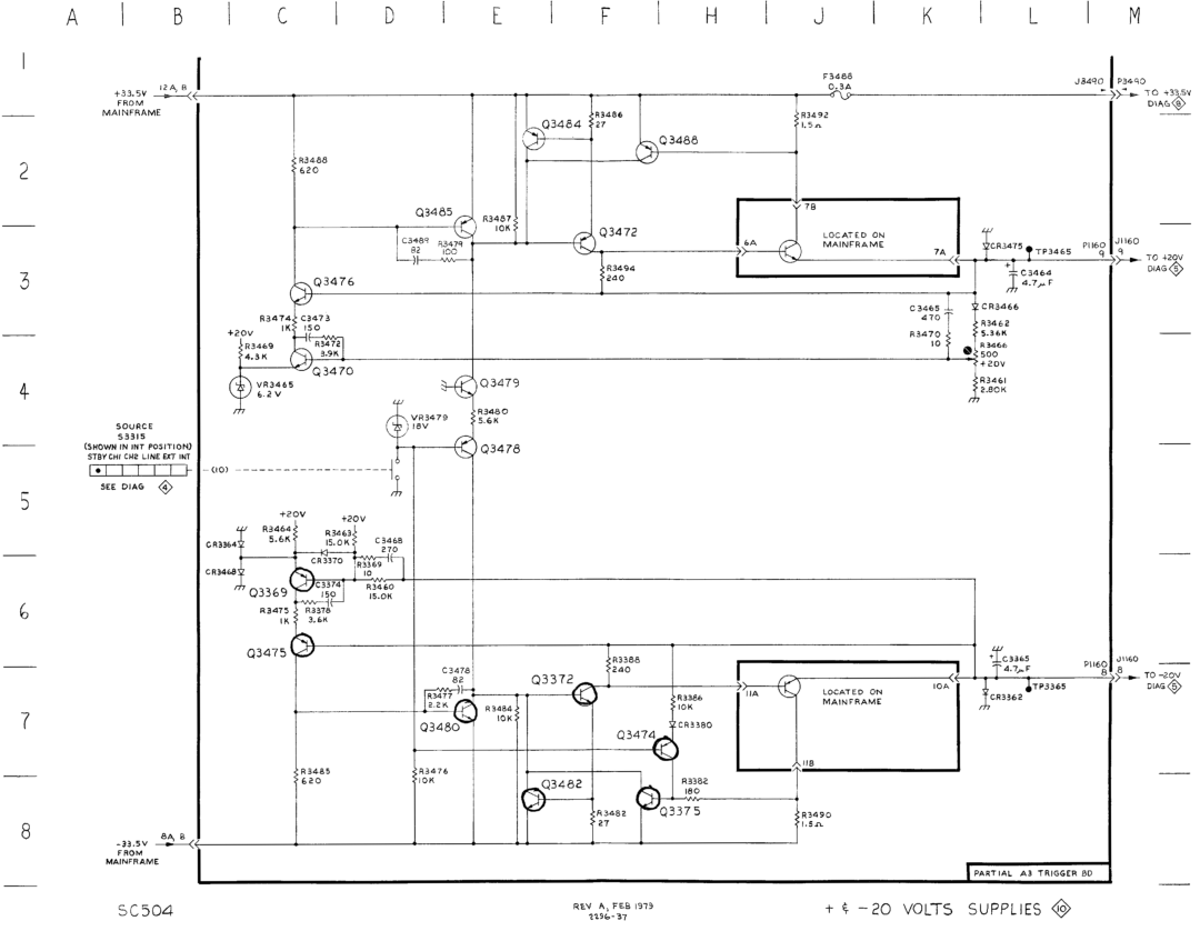 Tektronix SC 504 manual 