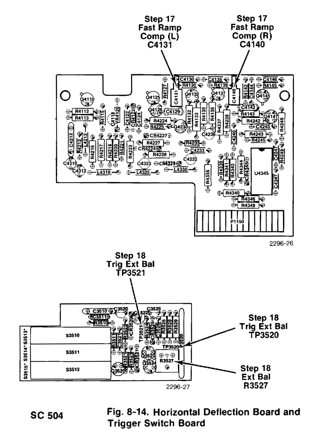 Tektronix SC 504 manual 