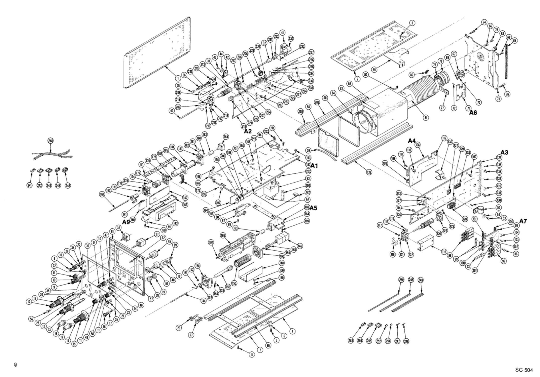 Tektronix SC 504 manual 