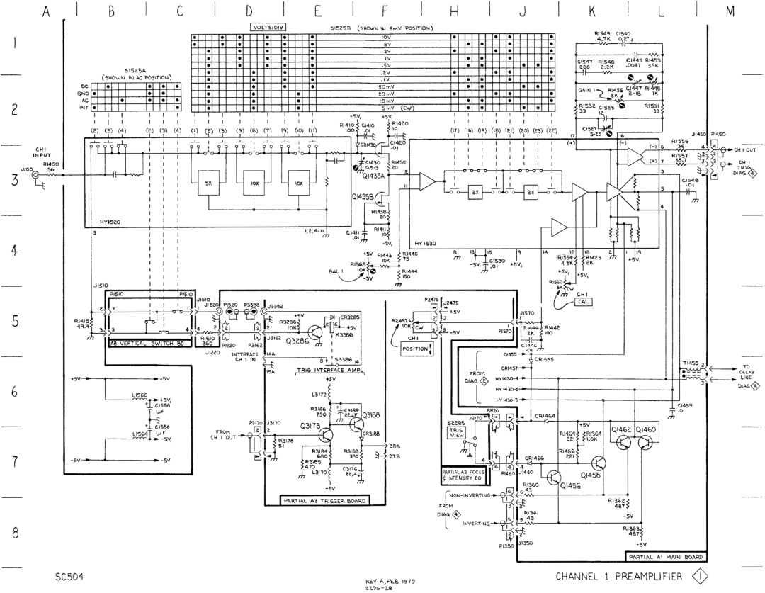 Tektronix SC 504 manual 