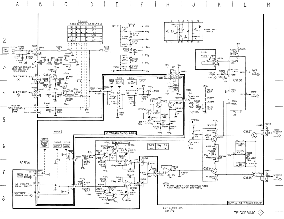 Tektronix SC 504 manual 