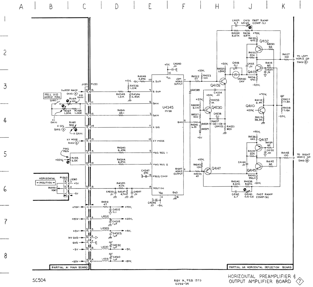 Tektronix SC 504 manual 