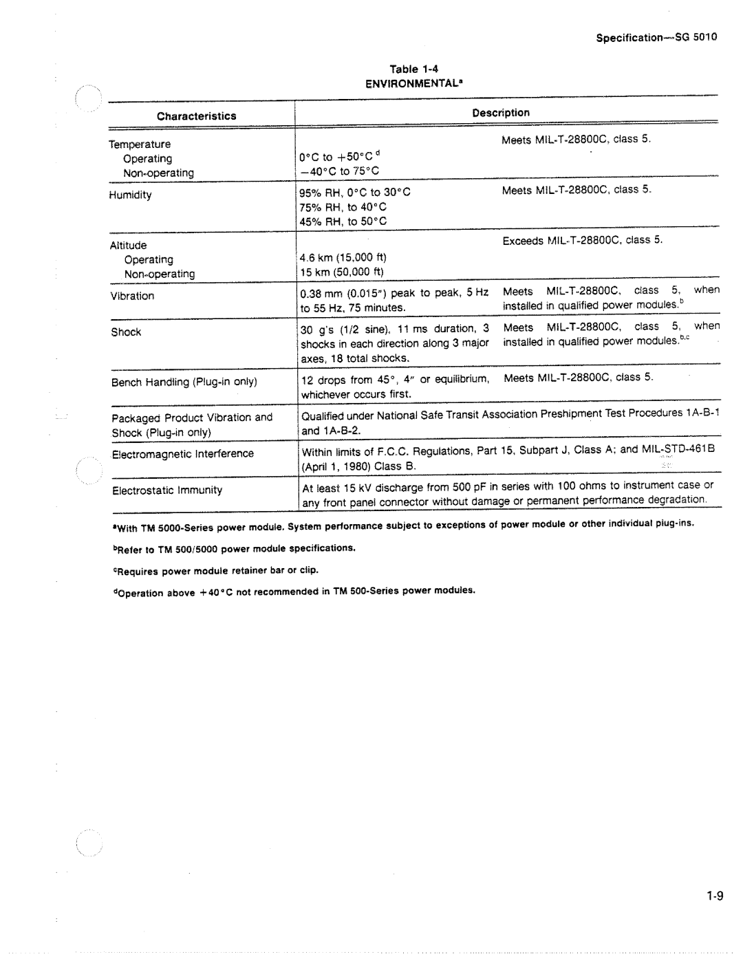 Tektronix SG 5010 manual 