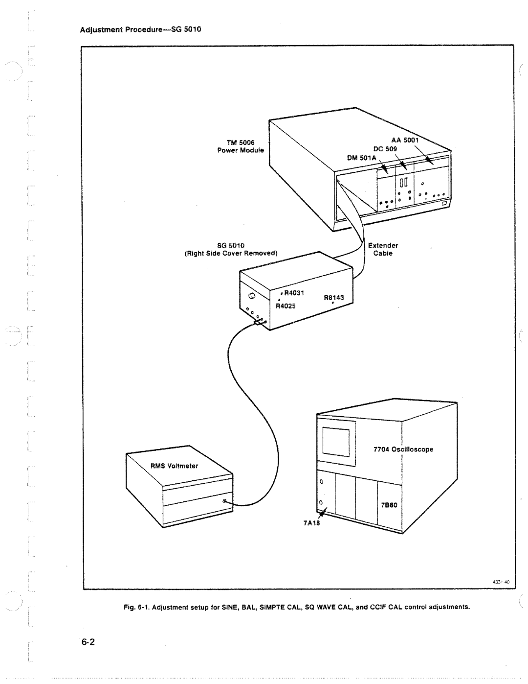 Tektronix SG 5010 manual 