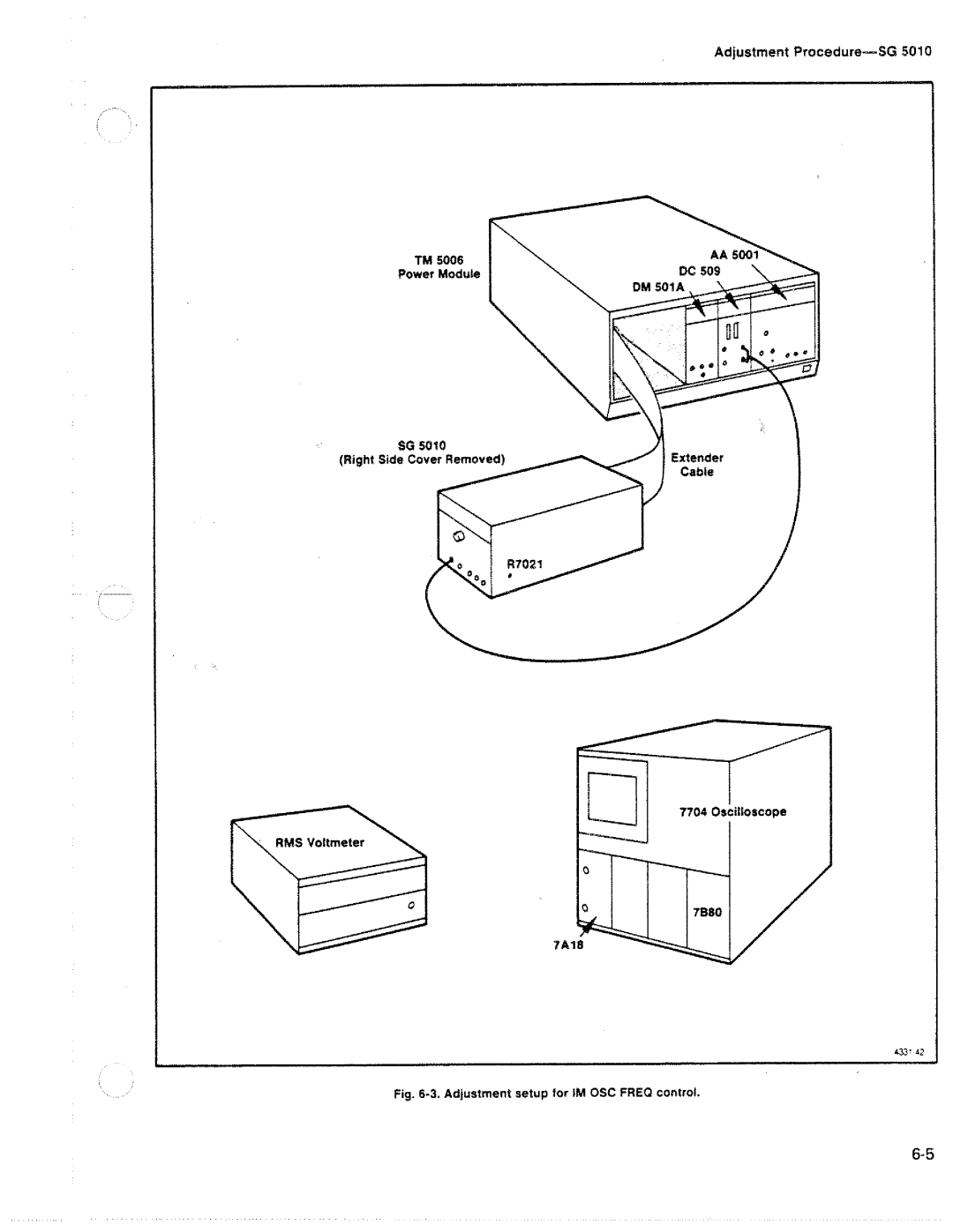 Tektronix SG 5010 manual 