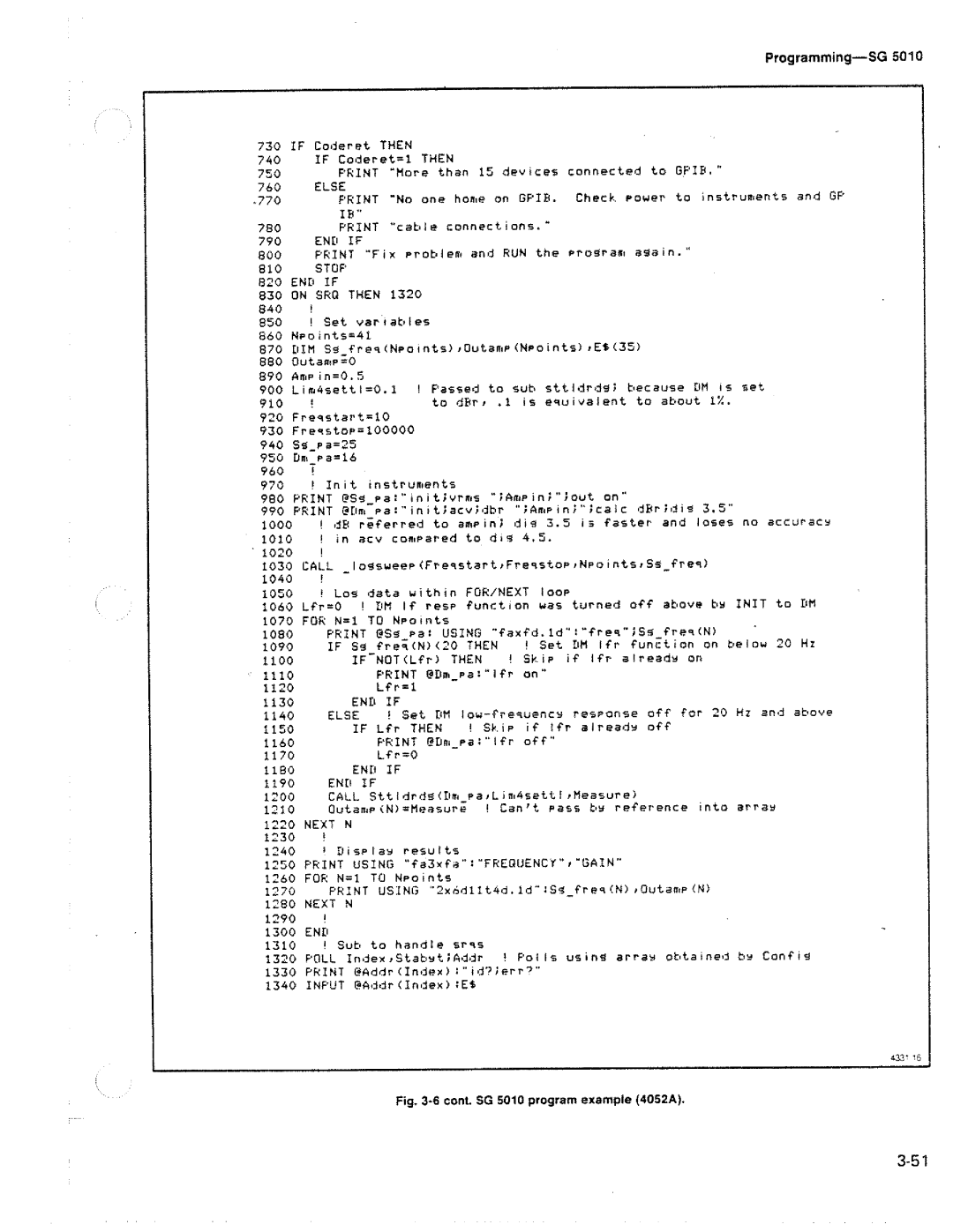 Tektronix SG 5010 manual 