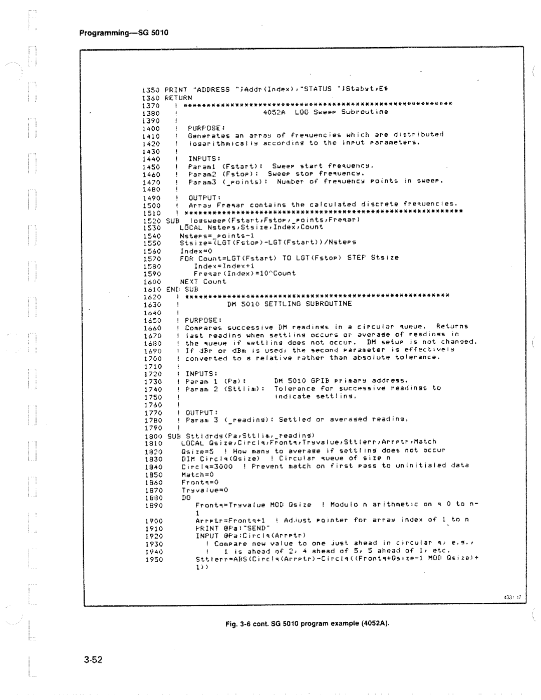 Tektronix SG 5010 manual 