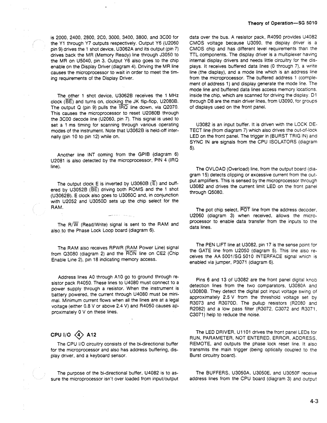 Tektronix SG 5010 manual 