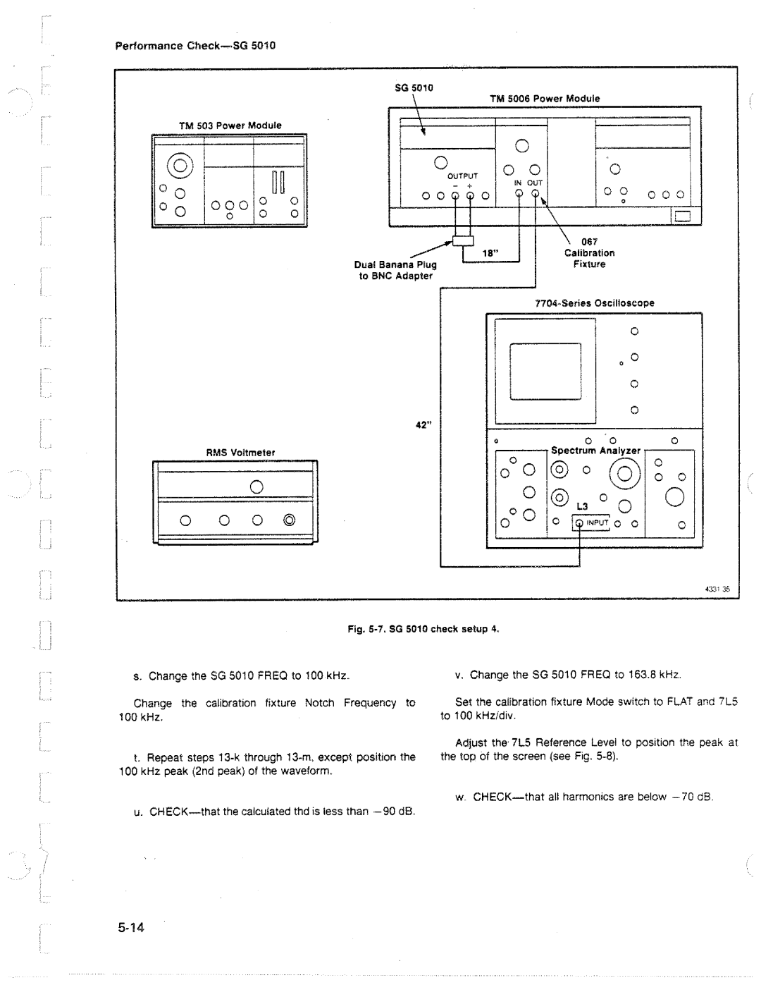 Tektronix SG 5010 manual 