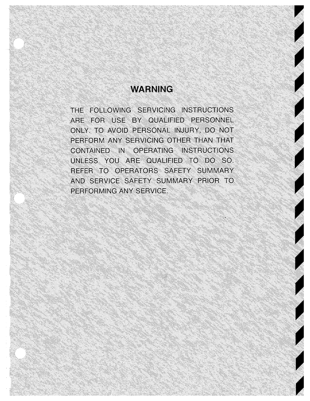 Tektronix SG 505 manual 