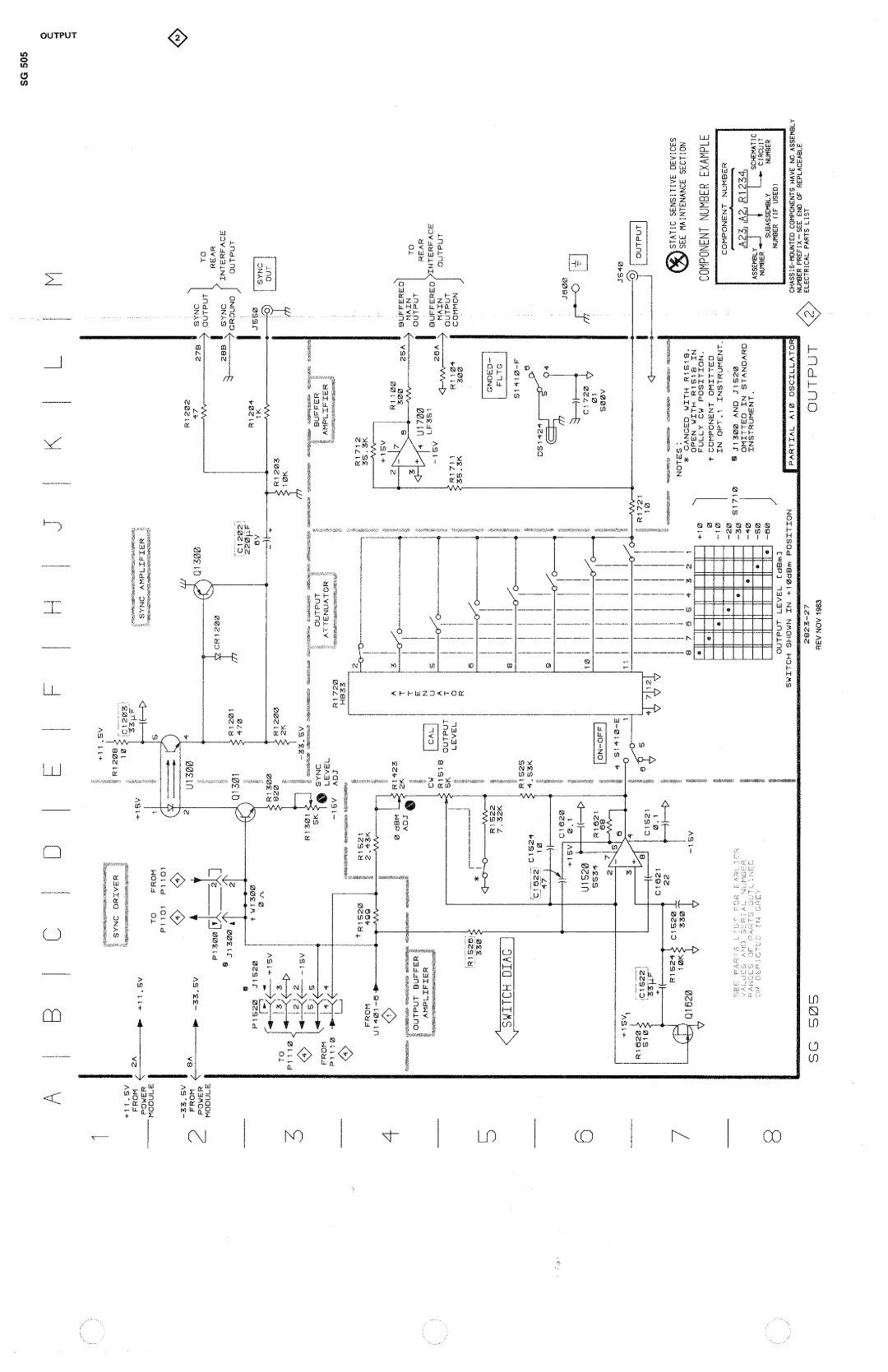 Tektronix SG 505 manual 