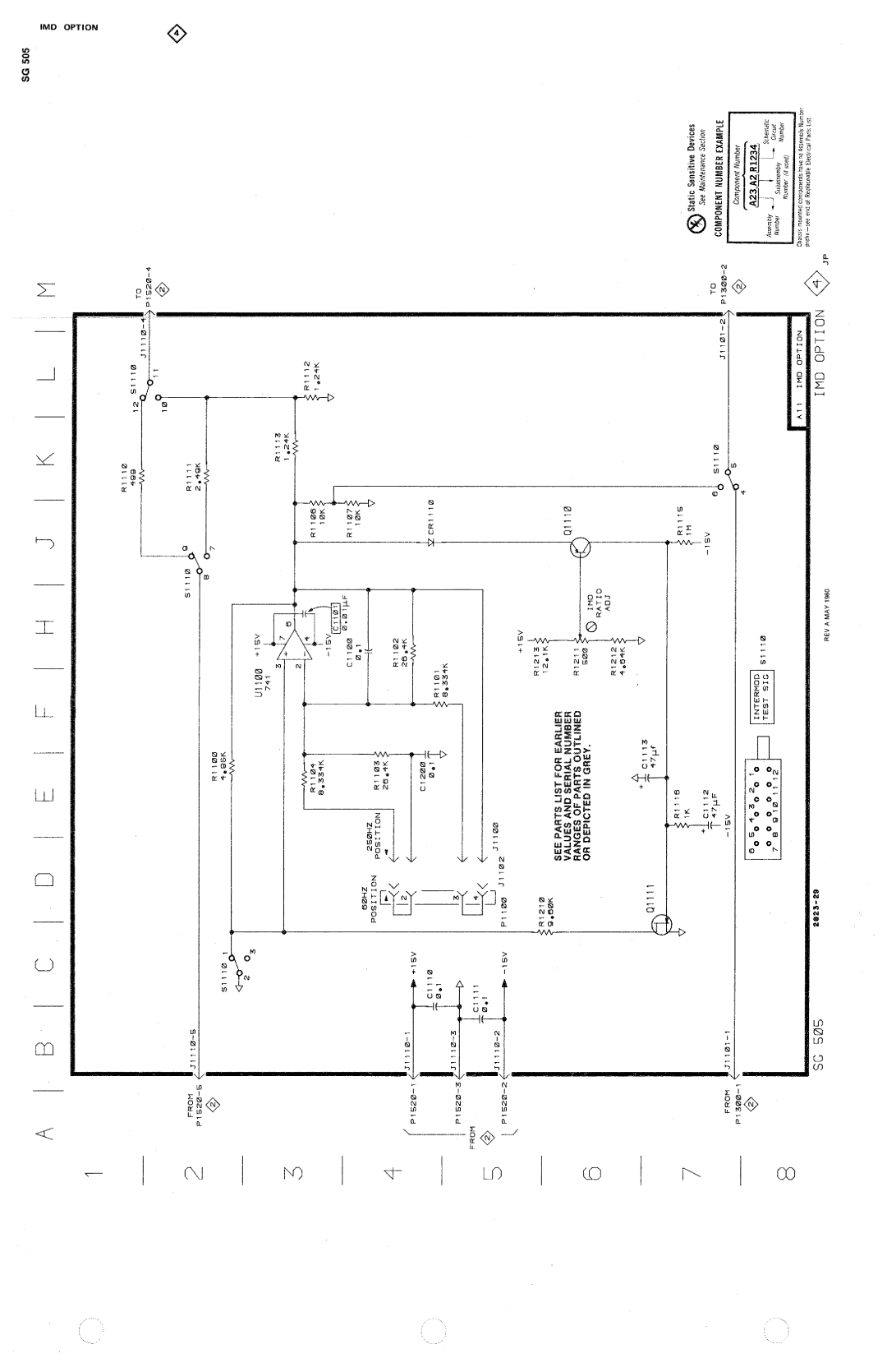 Tektronix SG 505 manual 