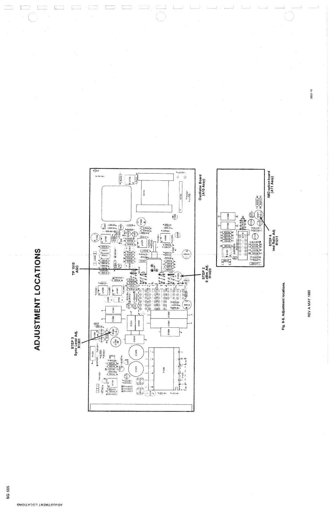 Tektronix SG 505 manual 