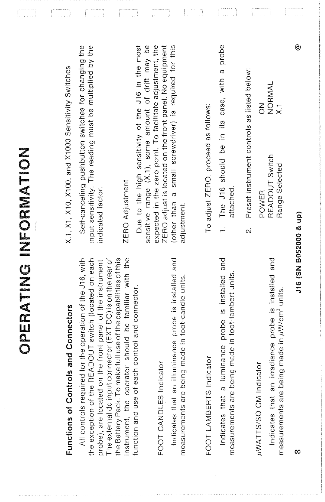 Tektronix SN B052000 manual 