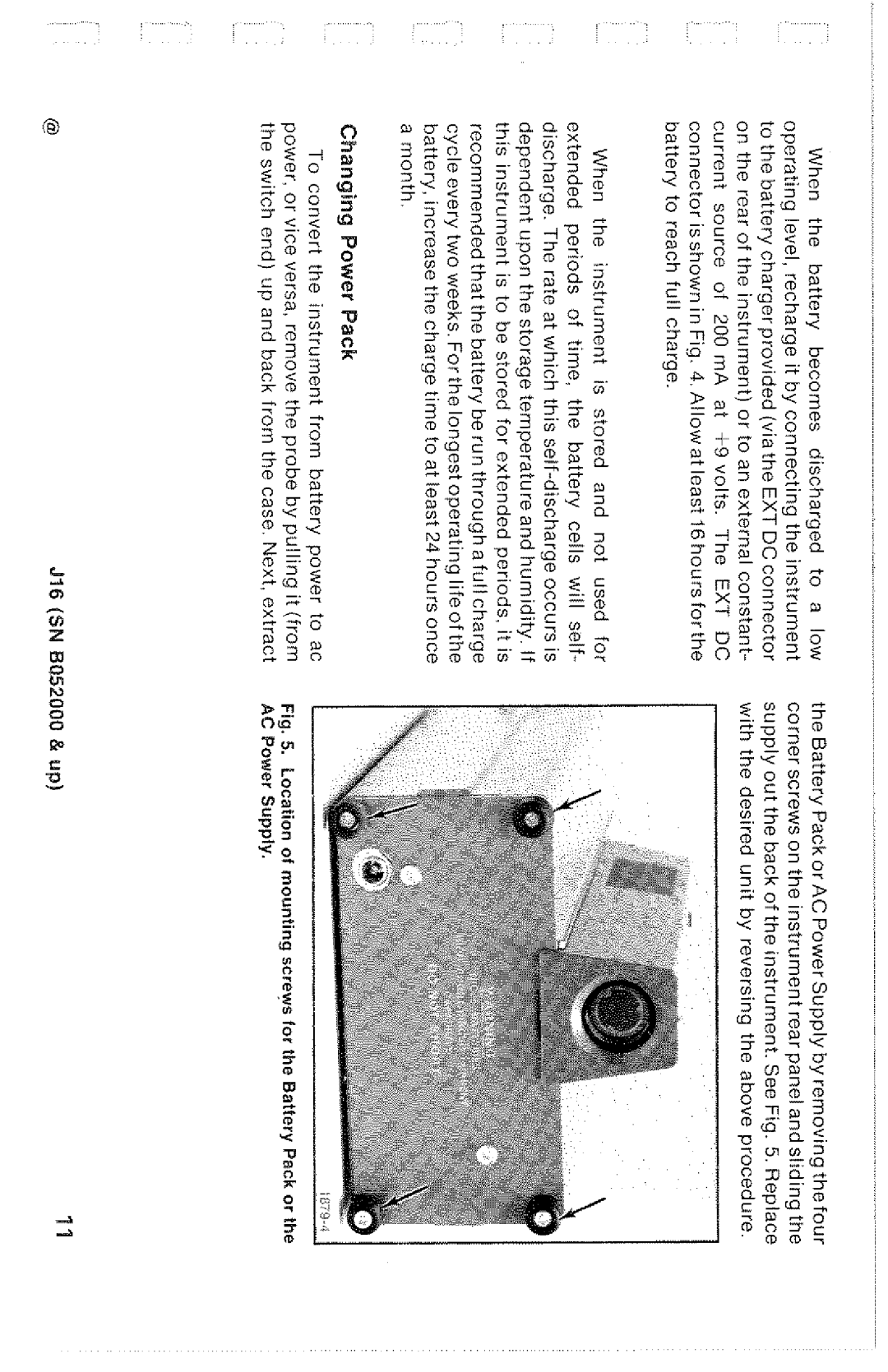 Tektronix SN B052000 manual 