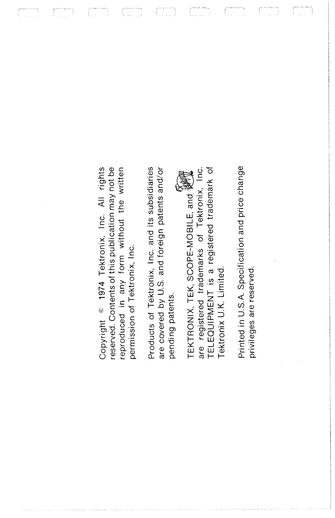 Tektronix SN B052000 manual 