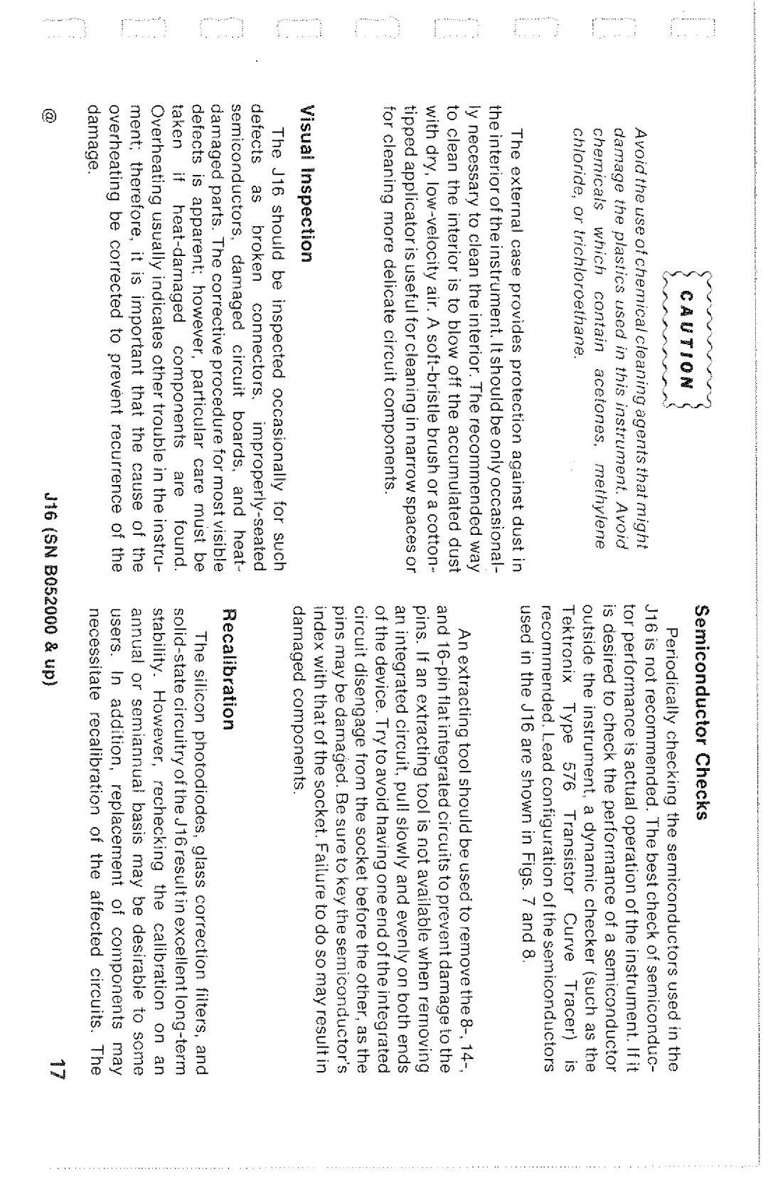 Tektronix SN B052000 manual 