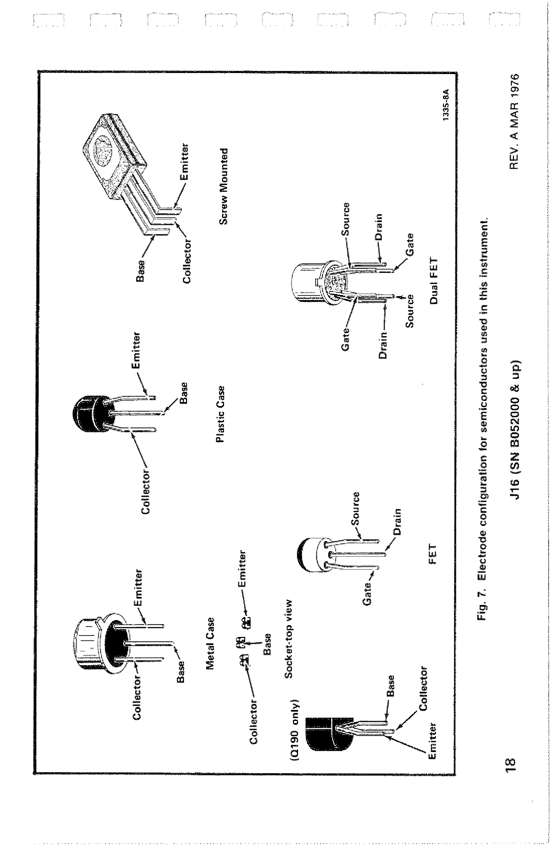 Tektronix SN B052000 manual 