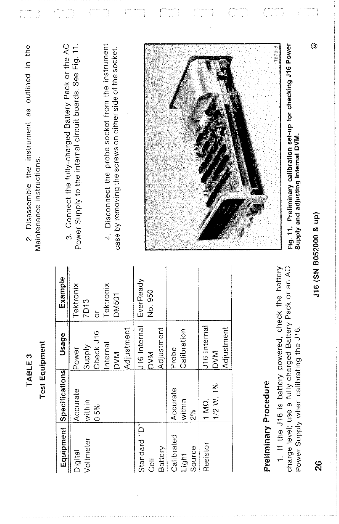 Tektronix SN B052000 manual 