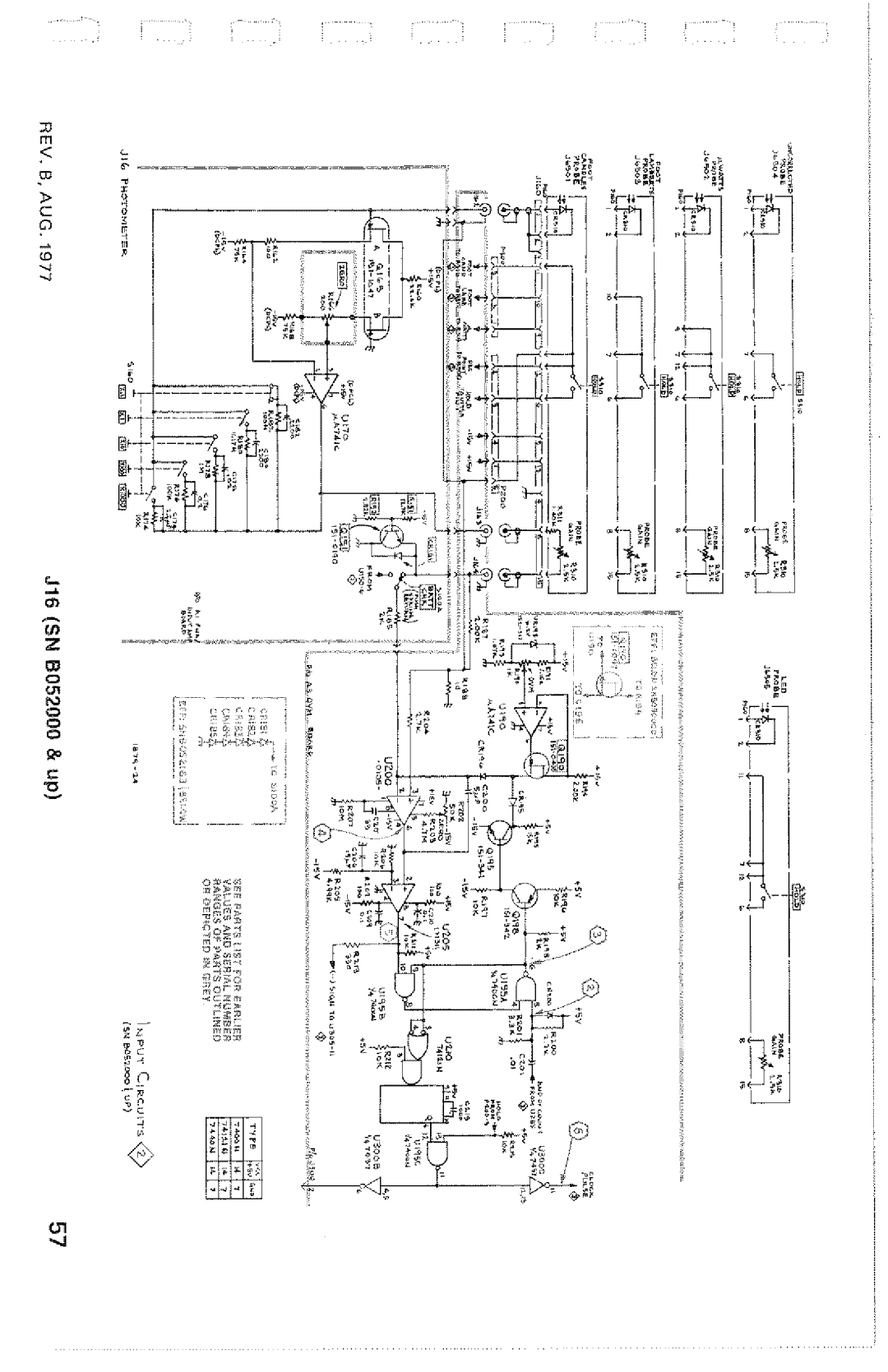 Tektronix SN B052000 manual 