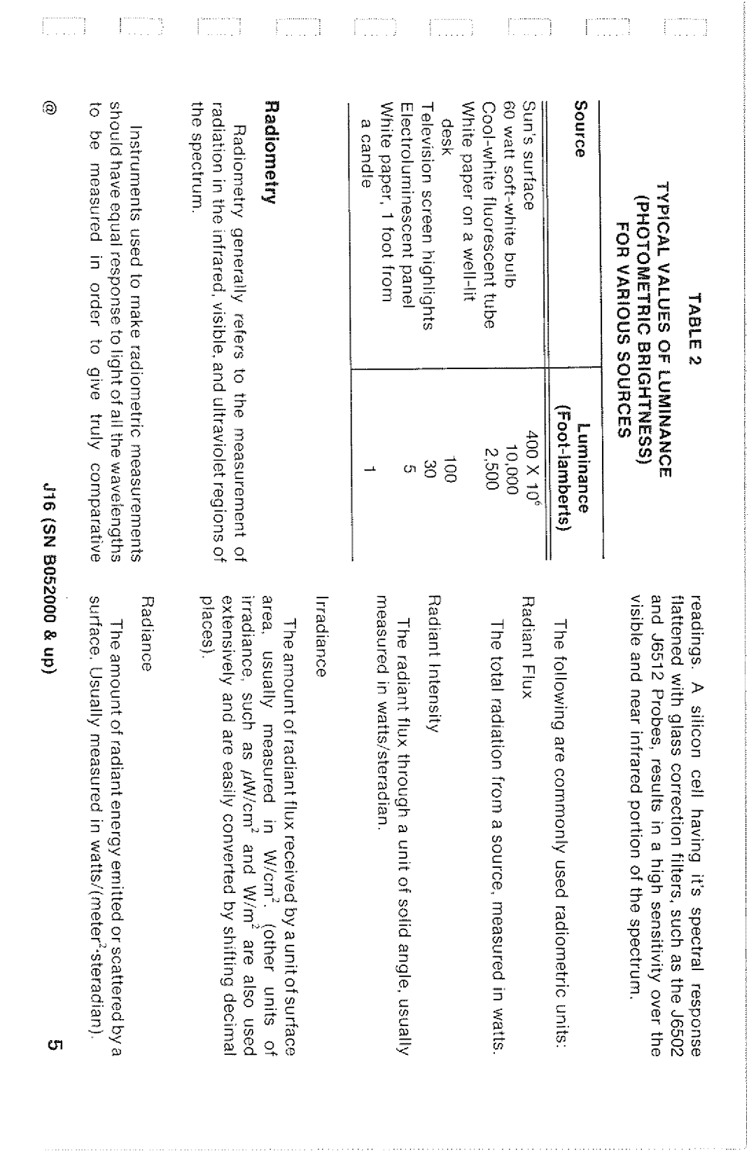 Tektronix SN B052000 manual 