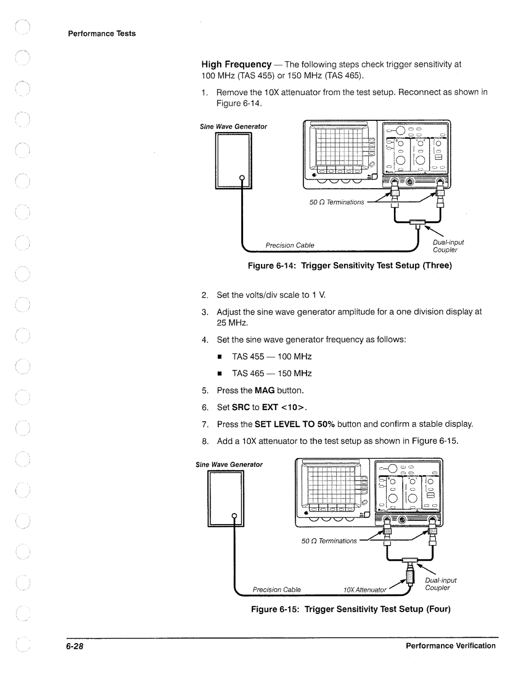 Tektronix TAS 455, TAS  465 manual 