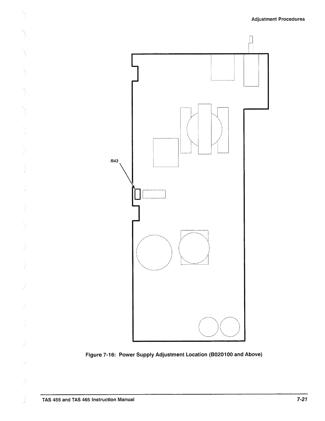 Tektronix TAS  465, TAS 455 manual 