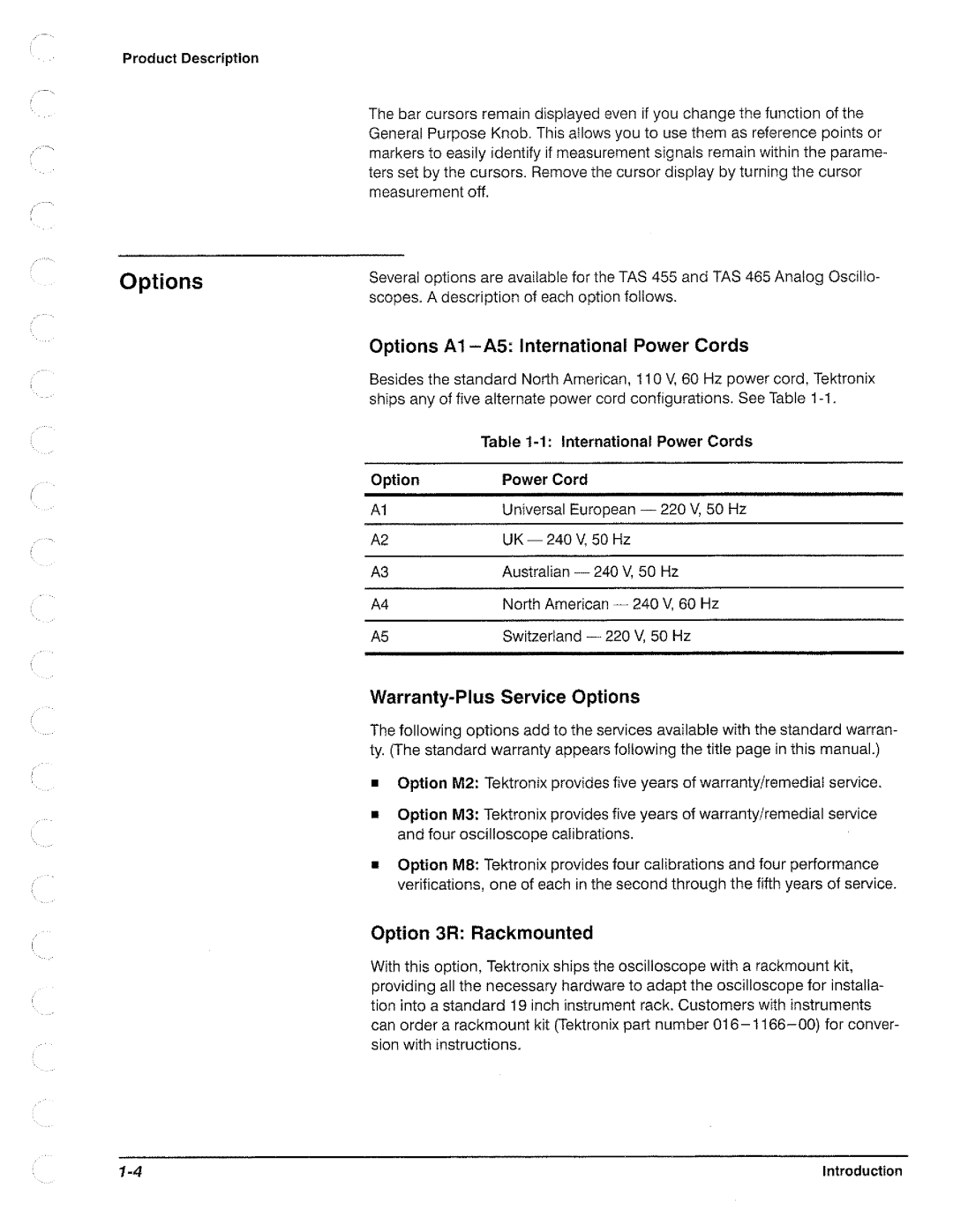 Tektronix TAS 455, TAS  465 manual 