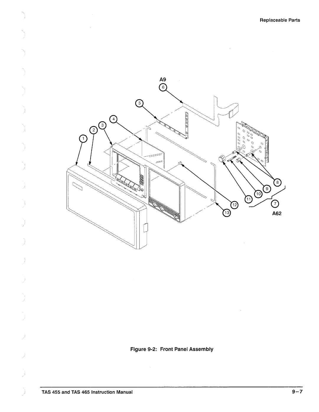 Tektronix TAS  465, TAS 455 manual 