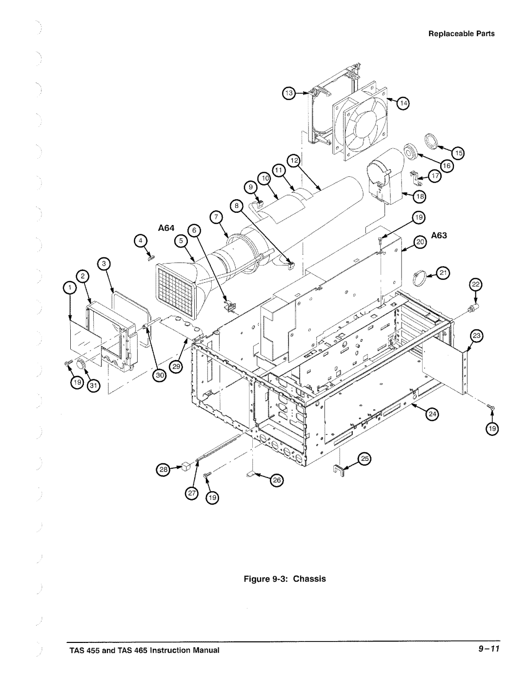 Tektronix TAS  465, TAS 455 manual 