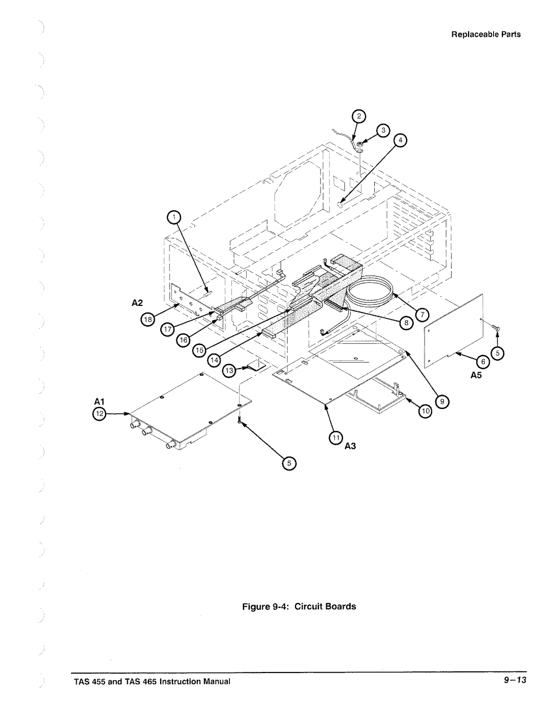 Tektronix TAS  465, TAS 455 manual 