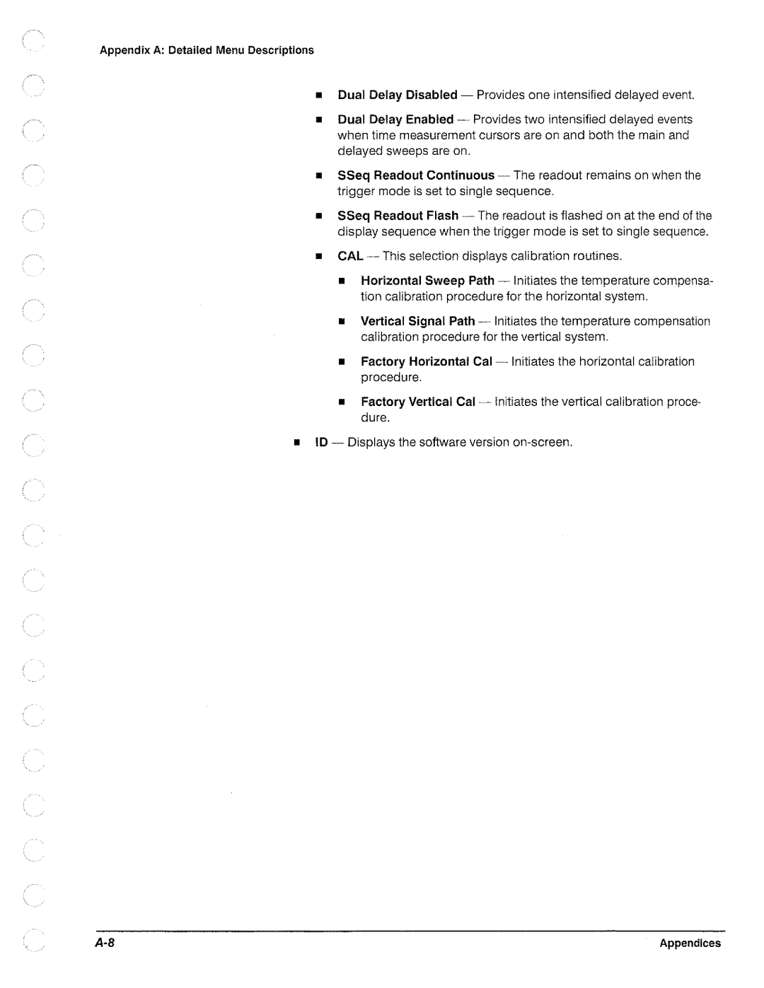 Tektronix TAS 455, TAS  465 manual 