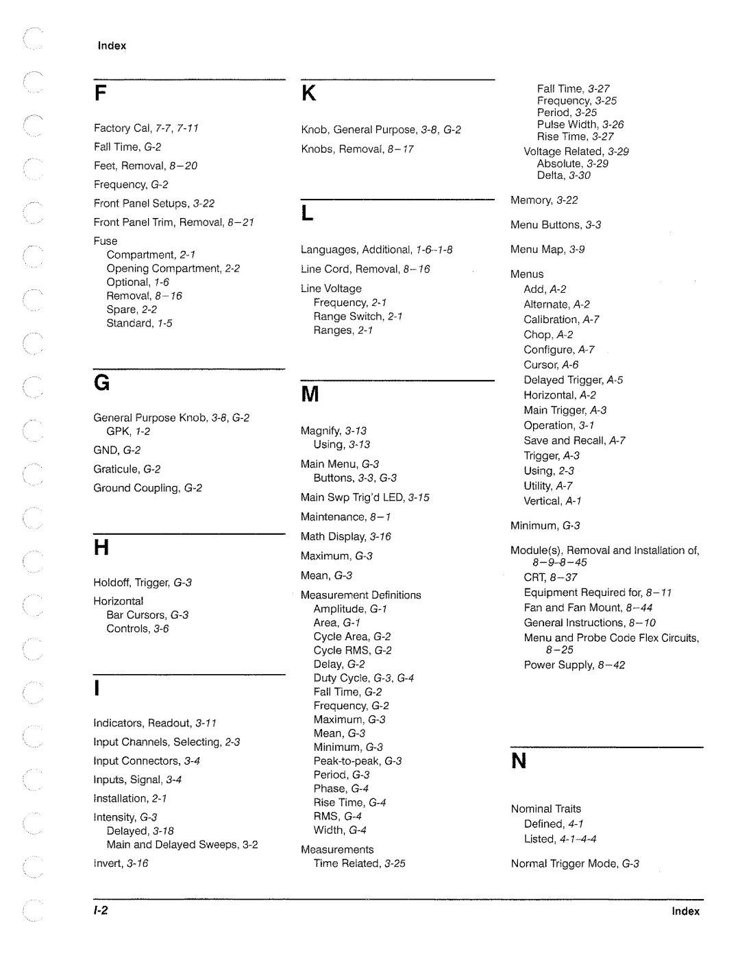 Tektronix TAS 455, TAS  465 manual 