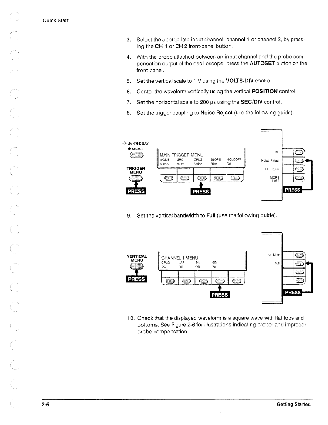 Tektronix TAS 455, TAS  465 manual 